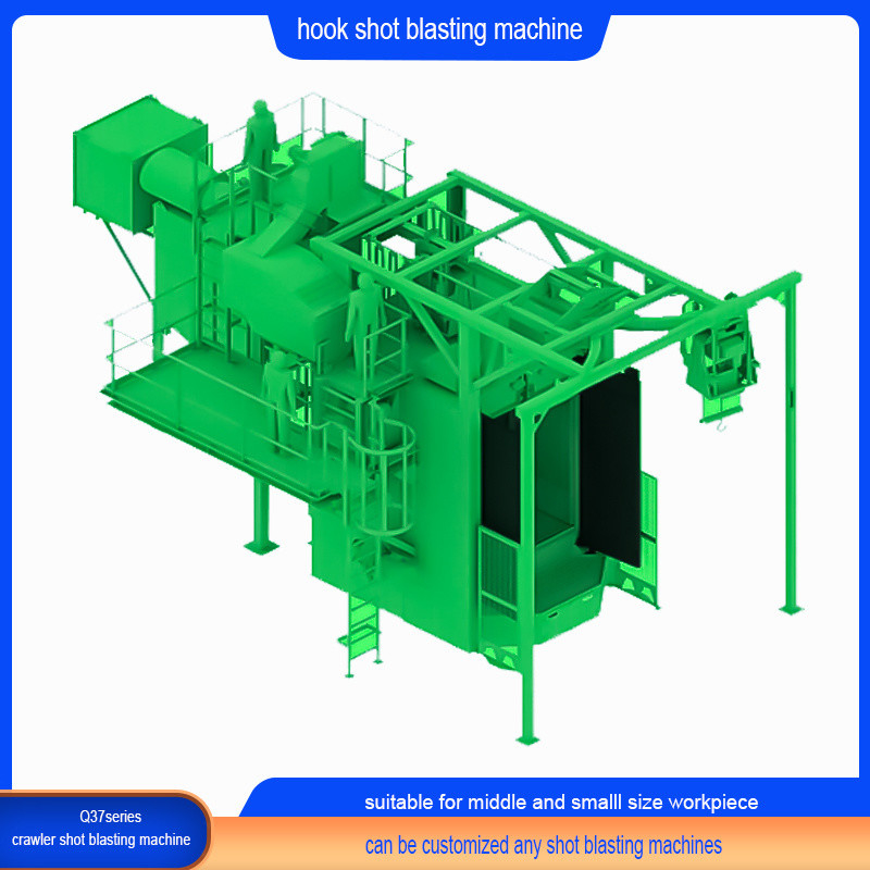 Hook Spinner Hanger Shot Blasting Machine Derusting und Effizienz für Metallprodukte