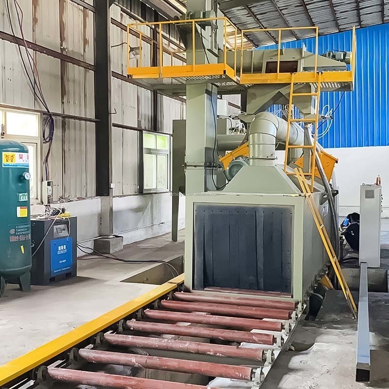 Rollenfördermaschine Schussblasmaschine für Werkstück Breite 1500mm Anpassungsmöglichkeit