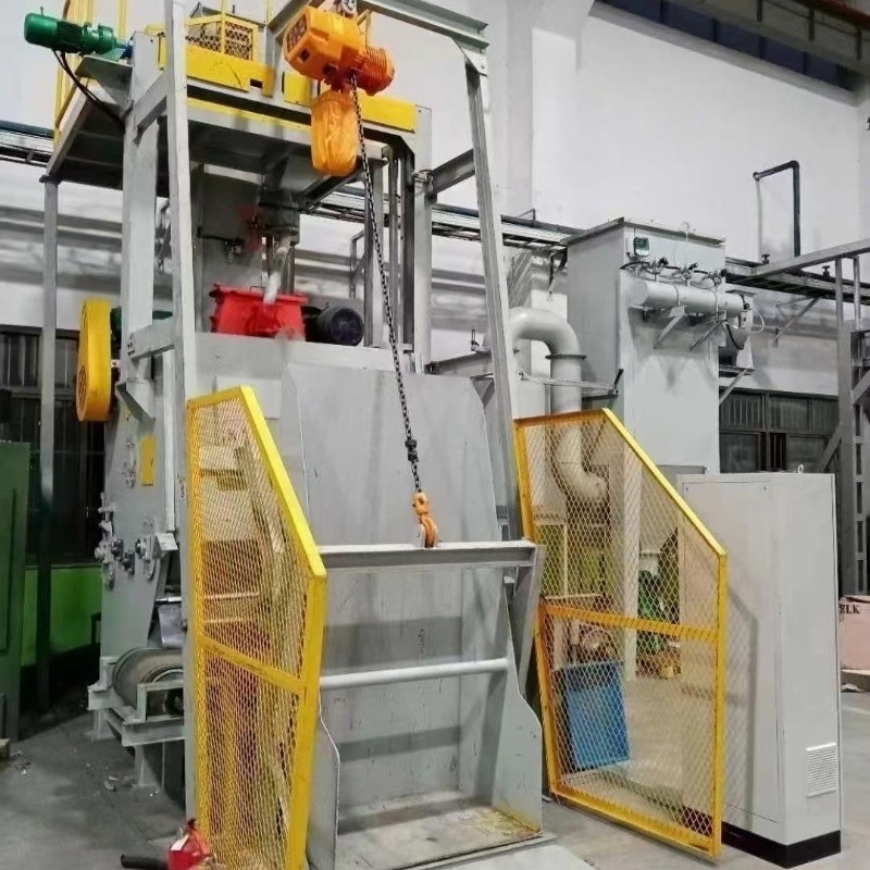 Crawler Shot Blasting Machine zur Sandreinigung und Rostentfernung 1 Tonnen Kapazität