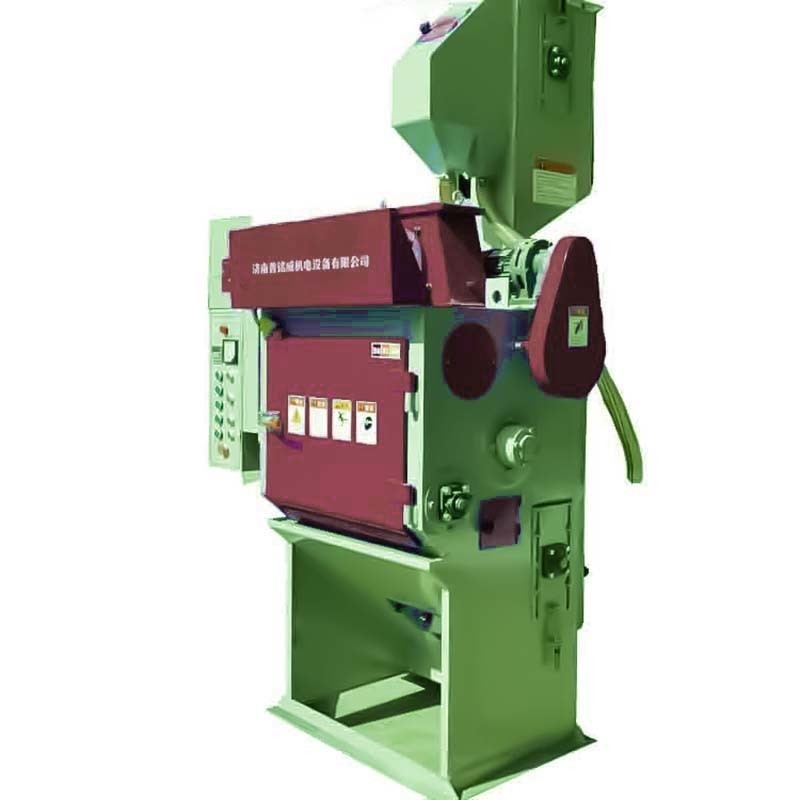 Crawler-Abrator, der in die Produktionslinie für Gummi-Strack-Shoot-Blastmaschine integriert wird
