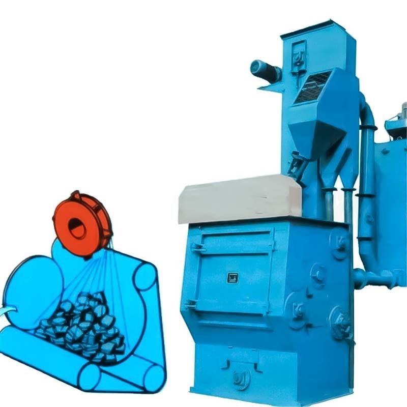 Crawler Drum Shot Blasting Machine mit kundenspezifischem Design und hoher Produktionsrate