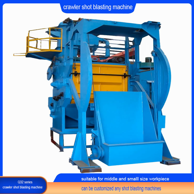Maschine zur Reinigung von Gießguss mit Crawler-Abrator Q329