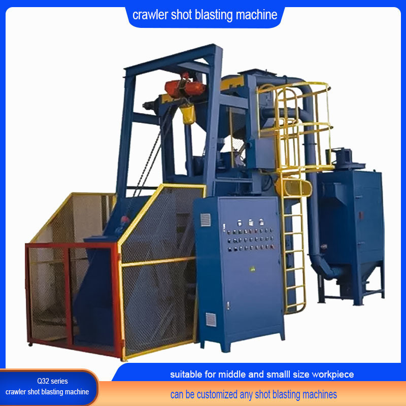 Crawler Conveyor Schuss Sprengreinigungsmaschine für Aluminiumteile innerhalb Ihres Budgets